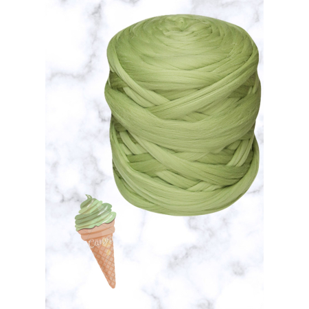 Wełna czesankowa LODY PISTACJOWE (Nr 108)